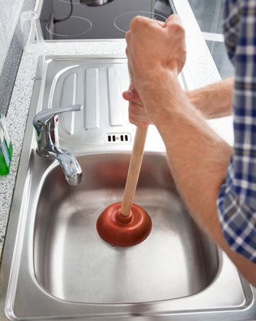 Fix clogged kitchen sink drain