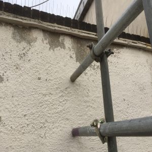 paint flaking off